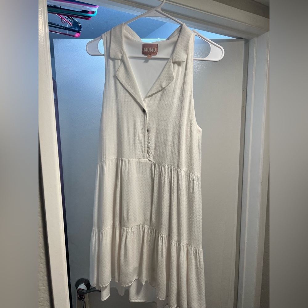White Sleeveless Dress- show me your mumu - Picture 1 of 1